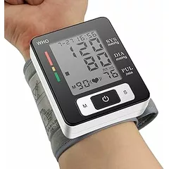 JMYSD Portable Blood Pressure Monitor Wrist for Home Use with 90 Measurement Memory Function, Adjustable Cuff Blood Pressure Machine