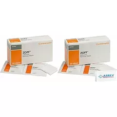Zoff Adhesive Remover Wipes - Pack of 2-20 Wipes
