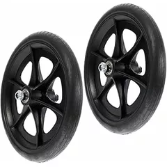 AiQima Wheel Replacement Parts,2Pcs Wheelchair Front Wheel 6 in Wheelchair Front Wheels Wheelchair Front Wheels Wheelchair Wheels Replace Wheel Chair Wheels