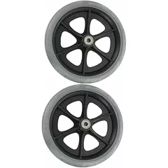 AiQima Replacementors,2Pcs Wheel Replacement Parts,Wheelchair Front Wheel Wheelchair Wheels Replacement Wheel Chair Wheels 8 in Wheels