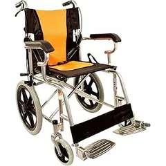 Folding Wheelchair Folding Wheelchair Aluminum Alloy Wheelchair Portable Soft Seat for The Elderly Portable Folding Manual Wheelchairs Comfort
