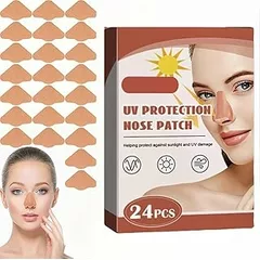 Sunscreen Nose Patches, Nose Sunscreen,Prevent The from Tanning, 48pcs Anti UV Patch, Anti UV Mask for Men and Women, Breathable Sunscreen Patch for Outdoor
