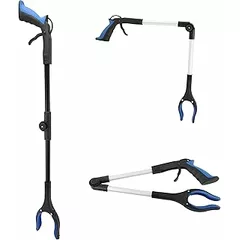 Foldable Grabber Stick for Disabled, Reacher Grabber Tool, Strong Grip Magnetic Tip Foldable Arm Extension Aid Pick Up Stick for Elderly, Litter Picker Reaching Assist Tool for Trash Pick Up
