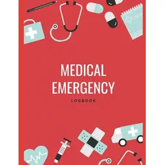 Medical emergency logbook for hospitals, rescue centers, emergency and trauma centers and clinics: Forms for emergency duty staff to record patient details, 1080 forms large print 8.5x11