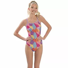 Dolfin Uglies One Piece Swimsuit - Athletic Practice Swimwear for Training, Sports, and Fitness