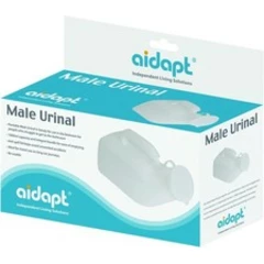 Aidapt Male Portable Urinal 1L Capacity Spill Resistant with Carry Handle