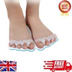 1 Pair Silicone Gel Toe Separators Straighteners Bunion Hammer Toe Correctors