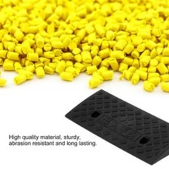 (Black) Kerb Ramp For Cars 5cm Curb Ramp Threshold Ramp Portable Plastic