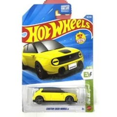 2026 Hot Wheels, CUSTOM 2020 HONDA e, Yellow HW EV 9/10 NIP Nice Details Front