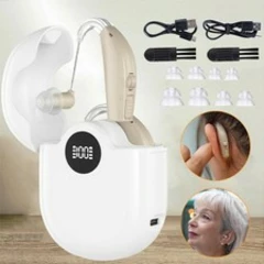 Digital Hearing Aids Rechargeable Hearing Amplifiers Hearing Assist for Seniors