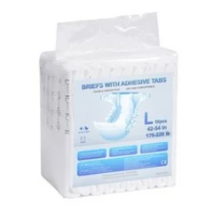 Uimoso 40 x Adult Nappies Incontinence Diapers w/ Adhesive Tabs Men Women L Size