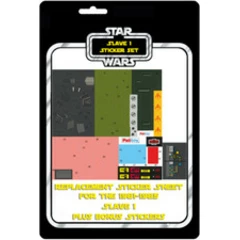 Vintage Star Wars Slave I Sticker Sheet 1981–83 Replacement + Bonus Decals
