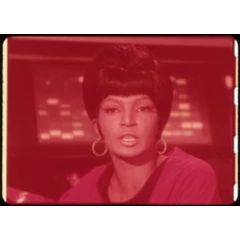 Rare 1960s STAR TREK TOS 35mm Film Clip UHURA Classic Portrait at Station H53