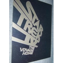 1986 Star Trek IV The Voyage Home Promo Program Booklet 12x9