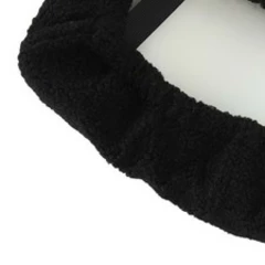 Knee Scooter Cushion Cover Universal Black Plush Knee Scooter Pad Cover BYE