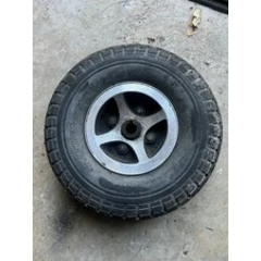 Invacare Comet Orion mobility Scooter Wheel + SOLID Tyre Rear 4.00-5