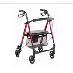 CareCo 4 Wheel Mobility Walking Aid Lightweight Aluminium Glider 2.0 Rollator