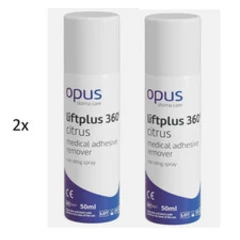 OPUS Lift Plus 360 Medical Adhesive Remover Non-sting Spray 2x 50 ml