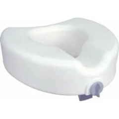 Drive Medical Premium Raised Toilet Seat with Lock, White (12014)