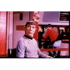 1960s Star Trek TOS Film 35 mm Slide Mr. Spock on Bridge
