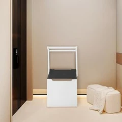 Modern Folding Shower Seat Wall Mounted Folding Shower Seat, Shower Bath Chair New~