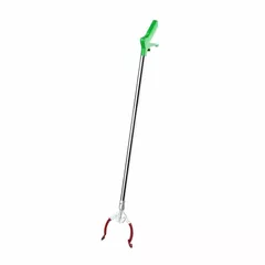 Gralara Grabber Reacher Litter Picker Trash Pick Up Tool Stainless Steel Ergonomic Handle Lightweight Construction Suitable for Cleaning Home Public, 86cm