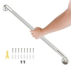 Bmoytu 32 Inch Shower Grab Bar Bathroom Grab Bar Handle Anti-Slip Knurled Grip