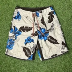 Vintage Y2K Billabong Board Shorts Hawaiian Floral Mens 34 Grunge Surf Andy Iron