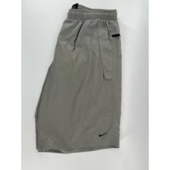 Nike Athletics Swim Trunks Mens Large Grey Vintage Y2K Red Tag Mesh Lined 1211