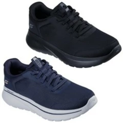 Skechers Mens GO WALK Arch Fit N-Joy Cullman Trainers Relaxed Shoes Vegan