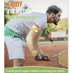 TOFLY Compression Arm Sleeve, 20-30mmHg Graduated Compression Elbow Sleeve for r