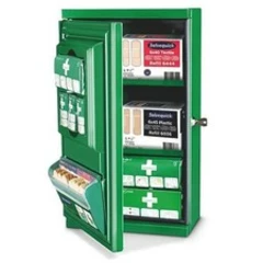Cederroth First Aid Cabinet Mini Fully Filled Metal Cabinet Lockable