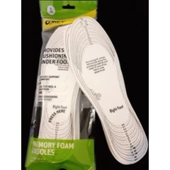 1 PAIR SHOE INSOLES EXTRA THICKNESS COMFORT ANTI ODOURS UNISEX HEEL & ANKLE PAIN