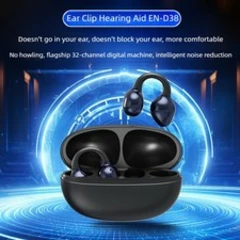 Ear Clip Hearing Aids with Digital 32 Channels and Super Clear Sound Hearing Aid