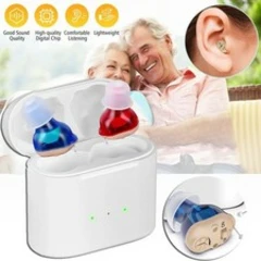 Rechargeable Hearing Aid Invisible Digital Enhancer Mini Sound Amplifier Seniors