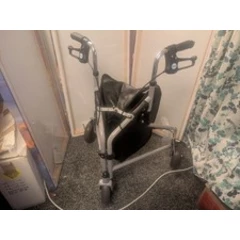 Days lightweight Tri Wheel Walker Lockable Brakes and bag new