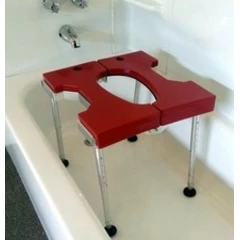 GO-Anywhere portable Commode/Shower/Tub Chair With Travel Case