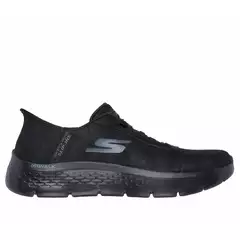 Skechers Women's Slip-ins: GO WALK Flex - Mali Sneaker in Black, Size 4.5 | Textile/Synthetic, Vegan