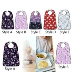 Adult Bib for Eating Stain Resistant Simple Elder Bib for Seniors Mom Women
