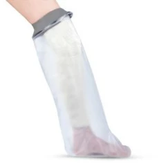 Waterproof Leg Cover for Shower & Bath Adult Reusable Waterproof Adult Size S-M