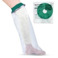 Waterproof Leg Cover for Shower & Bath Adult Reusable Waterproof Cast Adult L-XL