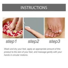 2pcs 20g Diabetic Foot Ulcer Cream Reduce Itching Dryness Herbal Foot Care Cream