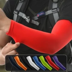 1-2Pcs Sports Elbow Support Sleeve Compression Arm Pad Cycling Running Gym