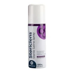 Stericlens Sterile Saline Spray, Wound Cleansing & Piercing Aftercare Spray - 1