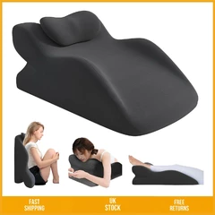 Ergonomic Memory Foam Bed Wedge Adjustable Leg Elevation Support Pillow 1PC
