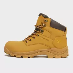 Hi Gear Worx Men's Caled Mid Safety Boot, Beige - 12 / EUR 46